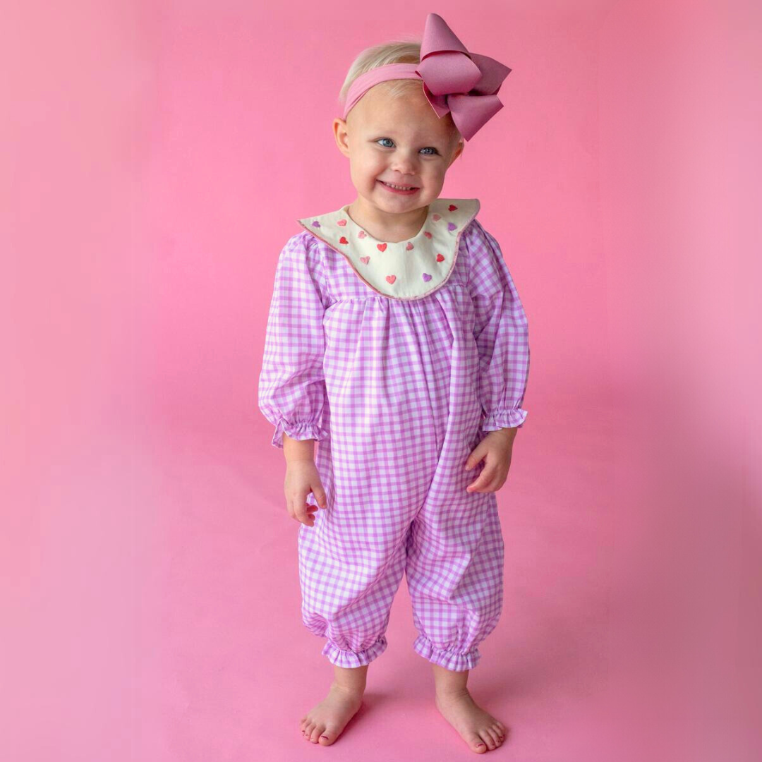 Gingham Heart Jumper