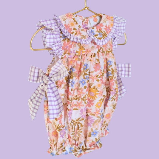 Floral Gingham Bubble